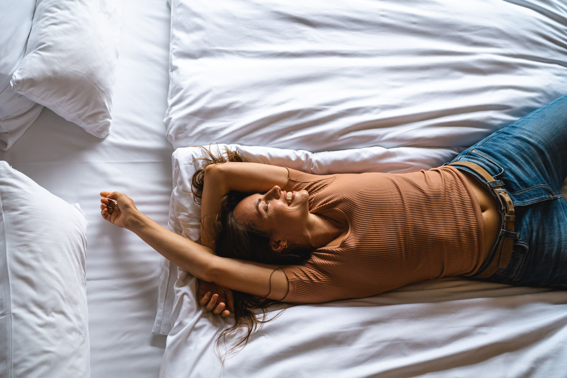 Frau im Bett Frau im Bett