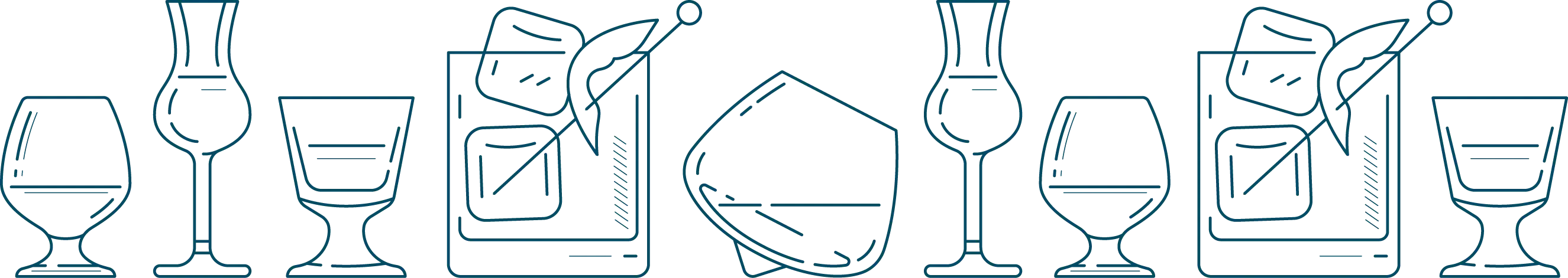 Brände
Mehrere Icons von Spirituosen und Bränden nebeneinander.