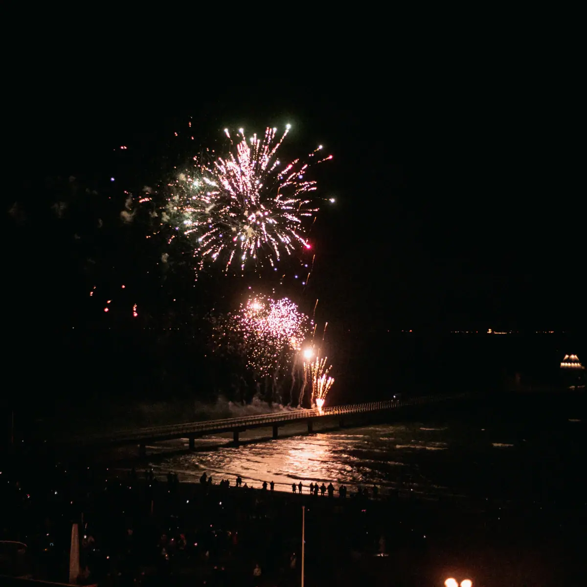 Feuerwerk Feuerwerk am Nachthimmel