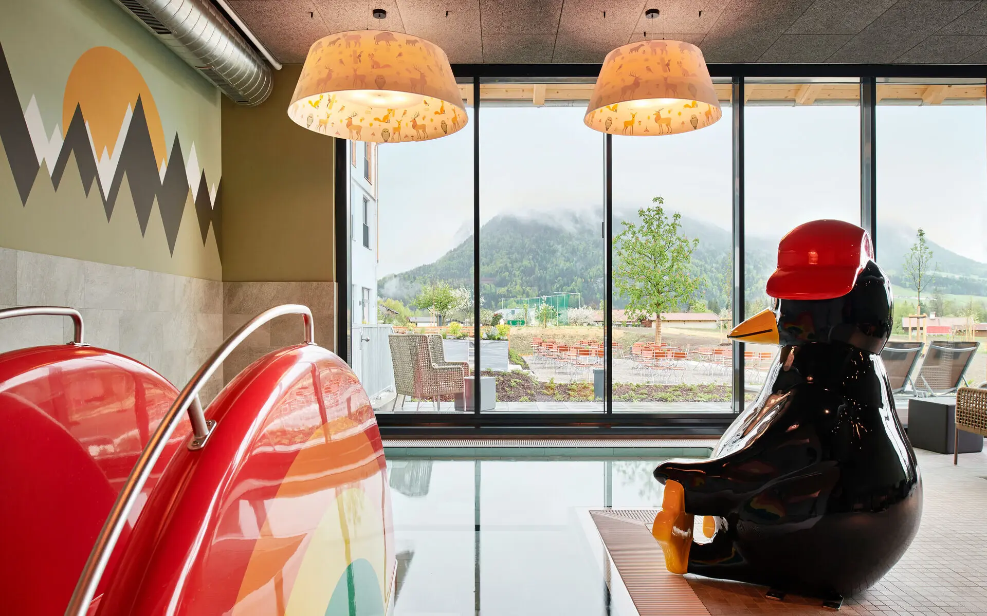 Kinderpool aja Ruhpolding Familienbereich mit Kinderpool im aja Ruhpolding