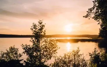 Sonnenuntergang am Scharmützelsee