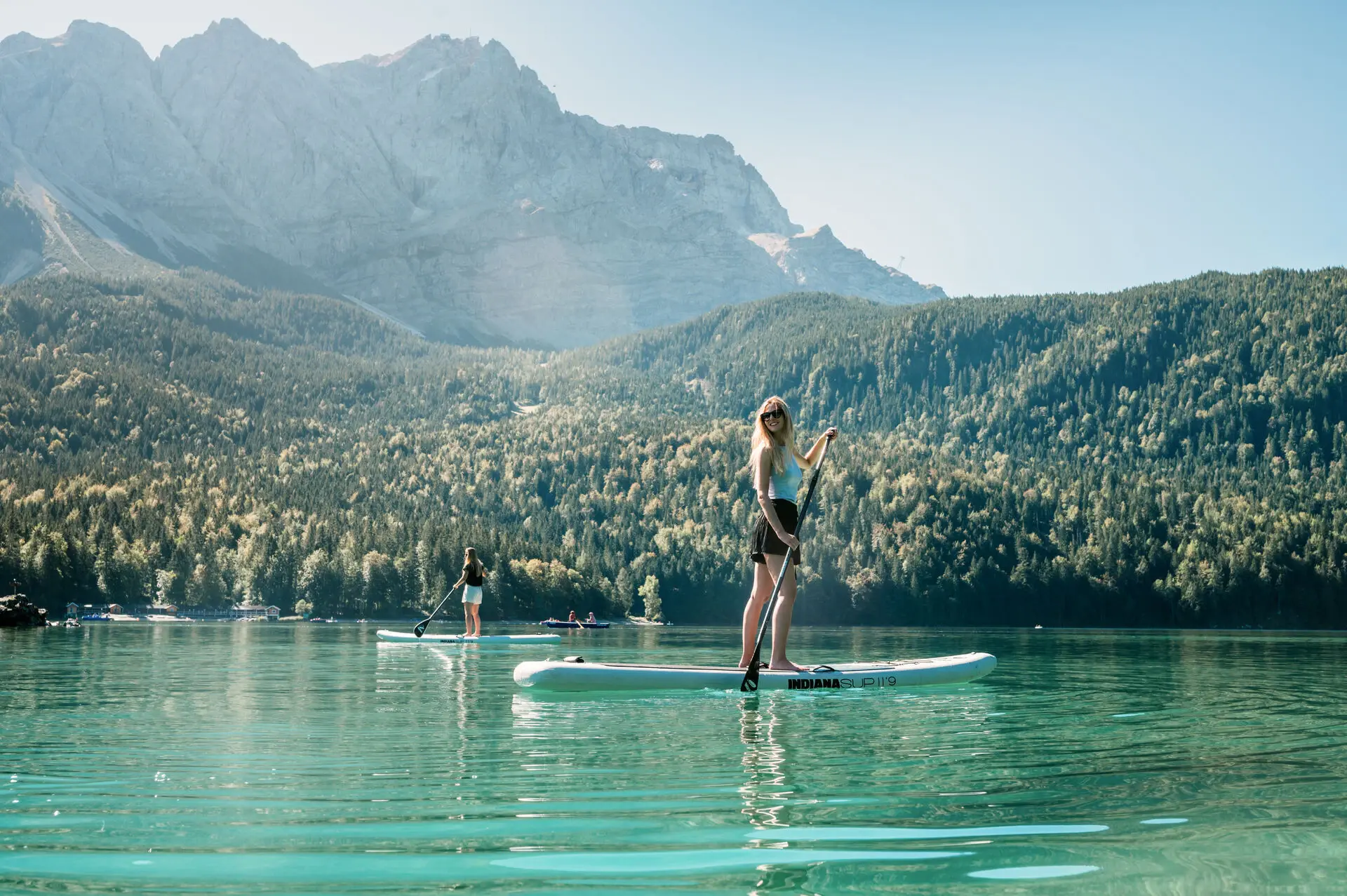 SUP auf dem Eibsee SUP auf dem Eibsee