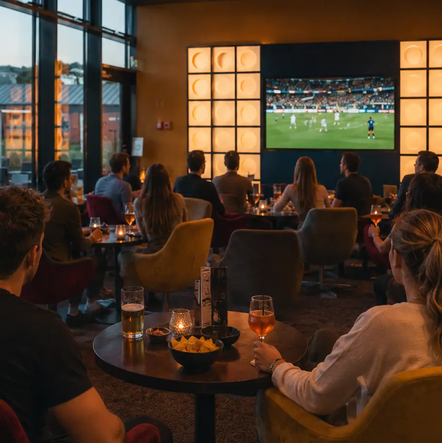 Fußball Bar mit Public Viewing