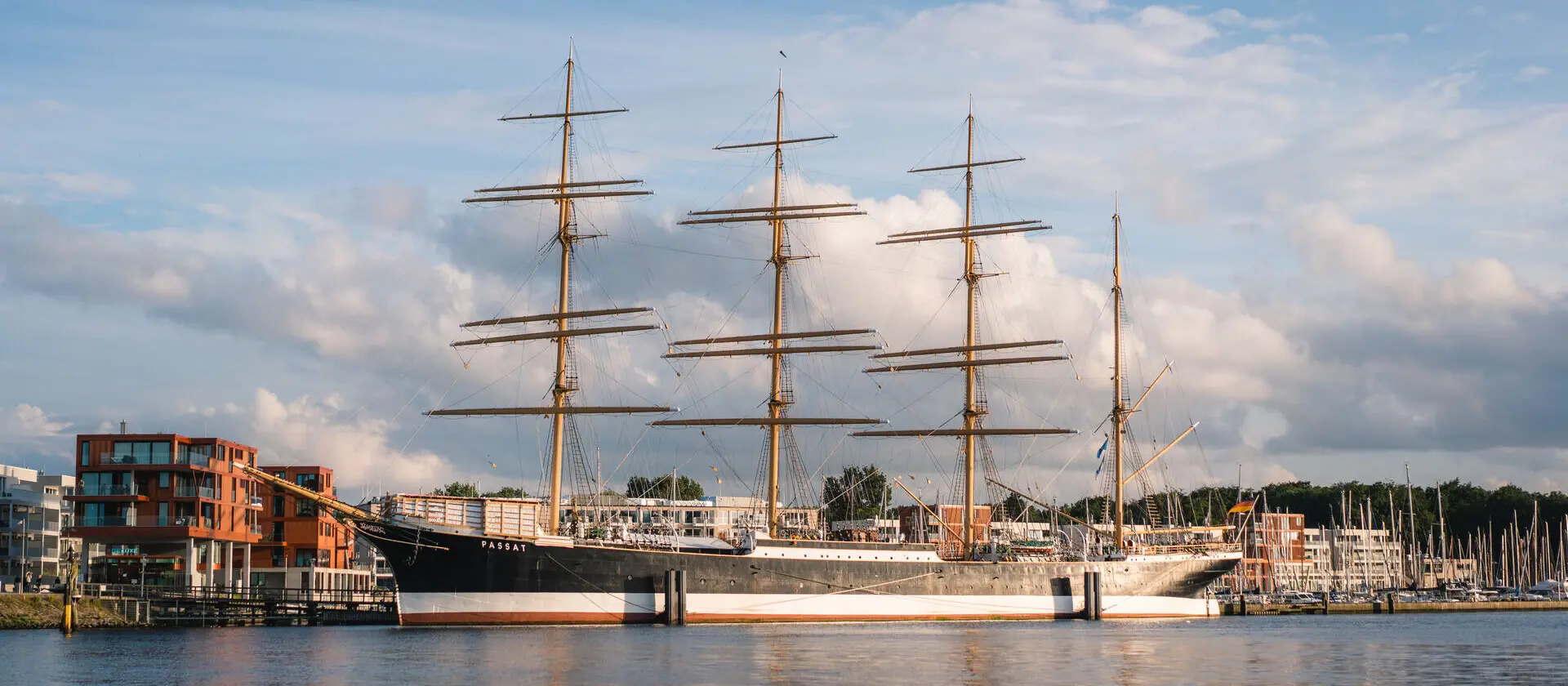 Passat Die alte Passat am Hafen in Travemünde.